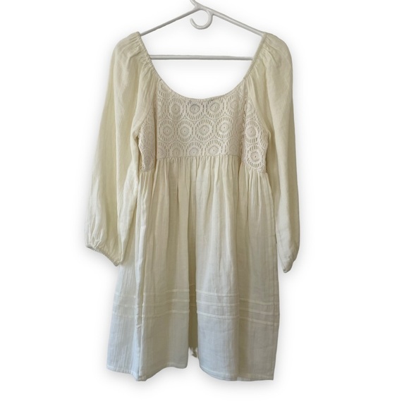 New NWT Sanctuary Summer Swing Crochet Short Dress in Gauze White Size Small - Picture 6 of 12